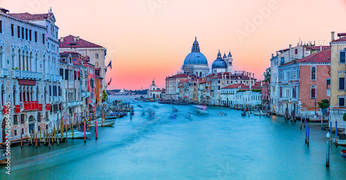 Canvas-taulu Venice at sunset over the Grand Canal, Italy