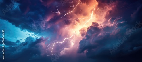Summer storms are frequently hit by lightning and thunder.