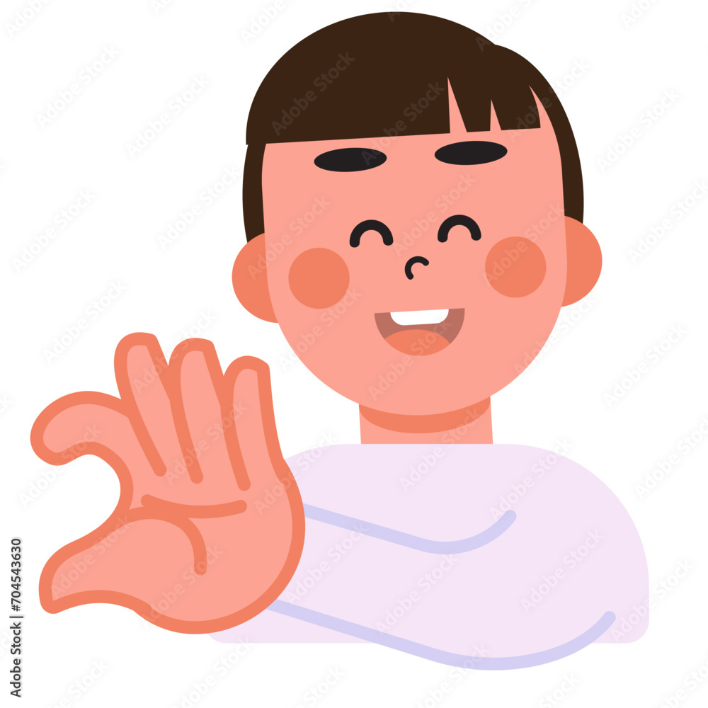 Boy and Girl express their love in sign language on Valentine's Day. SVG Boy and Girl express their love in sign language on Valentine's Day. SVG