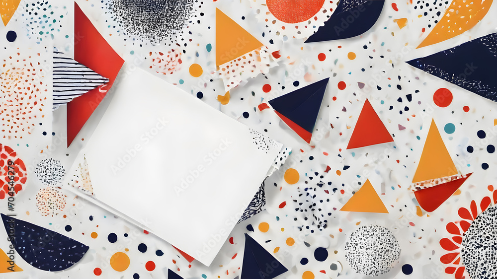 Obraz premium Abstract Modern template for brochure design backgrounds. Abstract design Backgrounds. AI generated image