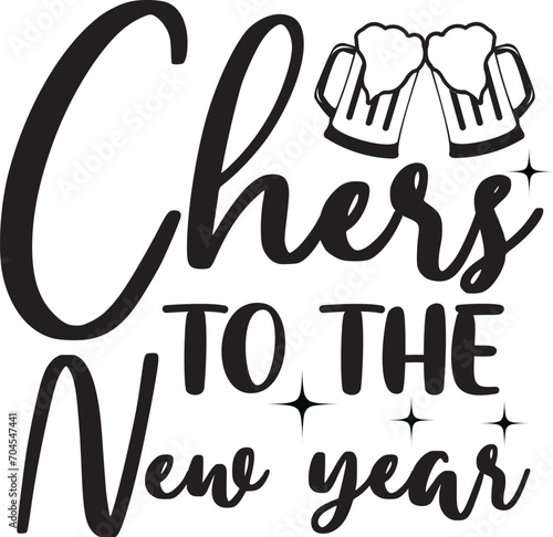 Chers to the new year photo