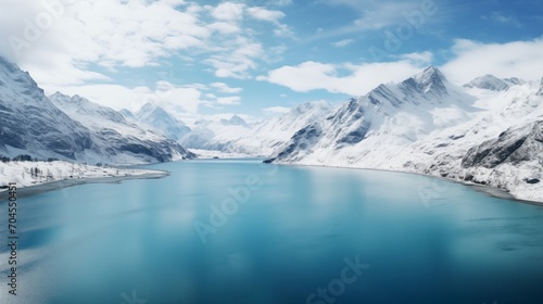 Glacial lake in the mountains © Nick