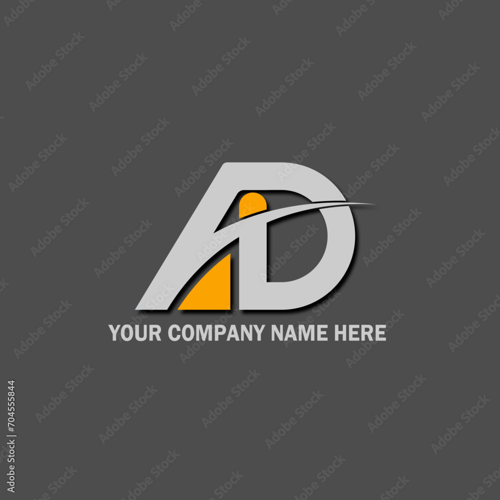 Letter A I D logo design Letter A I D logo design