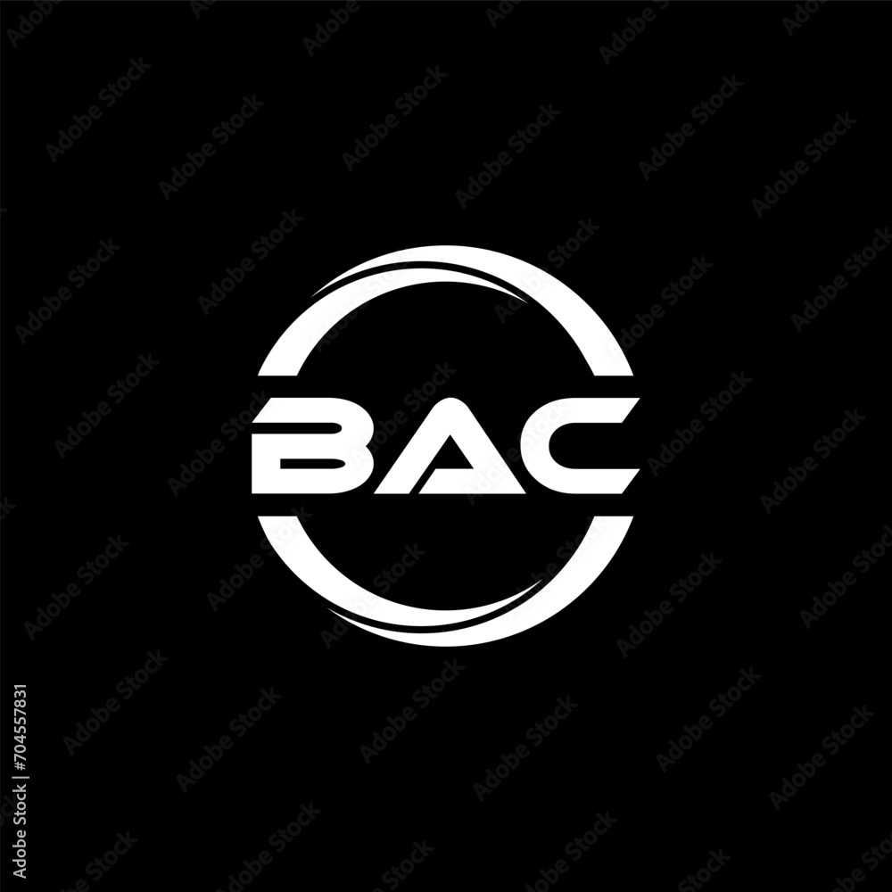 BAC letter logo design with black background in illustrator, cube logo, vector logo, modern alphabet font overlap style. calligraphy designs for logo, Poster, Invitation, etc. BAC letter logo design with black background in illustrator, cube logo, vector logo, modern alphabet font overlap style. calligraphy designs for logo, Poster, Invitation, etc.