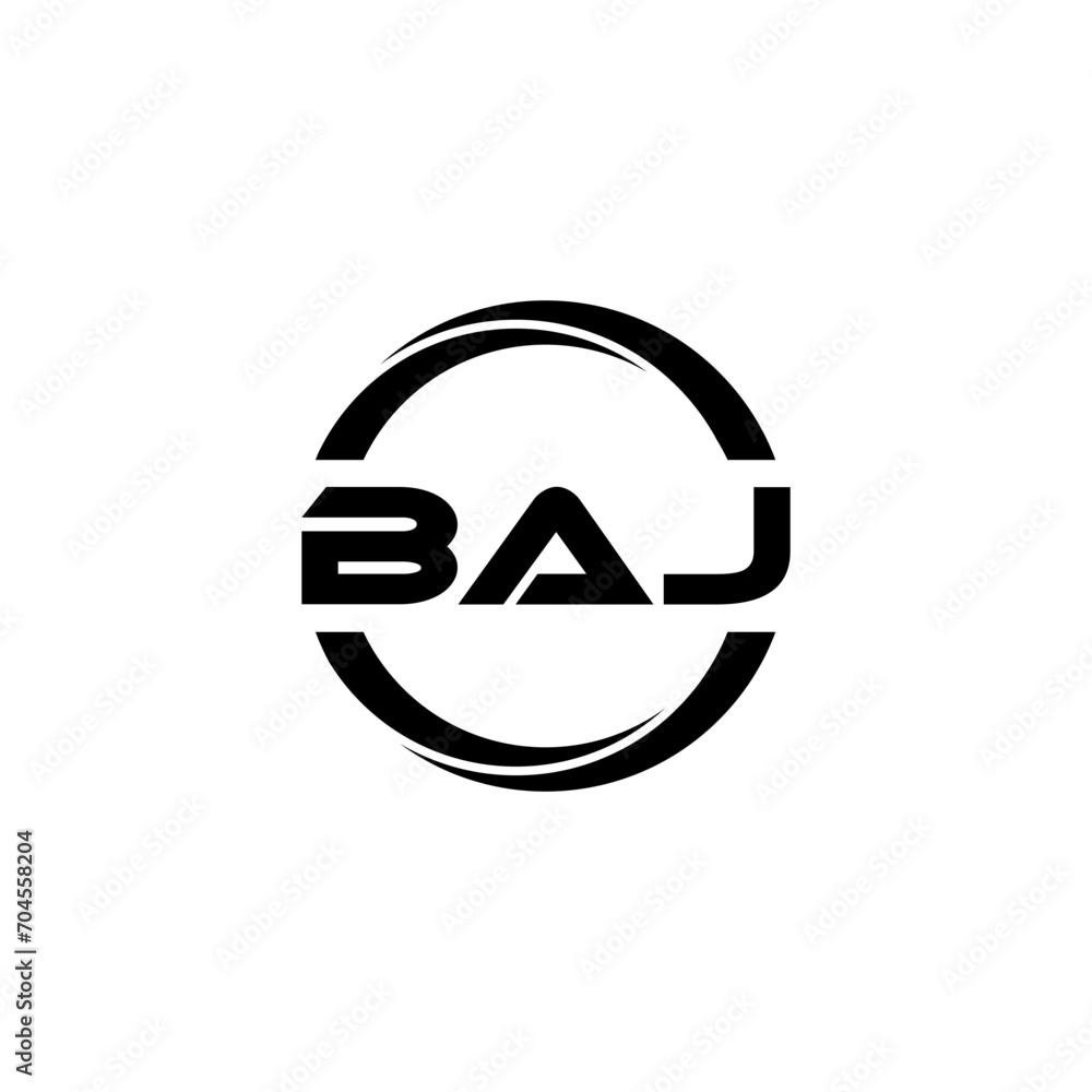 BAJ letter logo design with white background in illustrator, cube logo, vector logo, modern alphabet font overlap style. calligraphy designs for logo, Poster, Invitation, etc. BAJ letter logo design with white background in illustrator, cube logo, vector logo, modern alphabet font overlap style. calligraphy designs for logo, Poster, Invitation, etc.