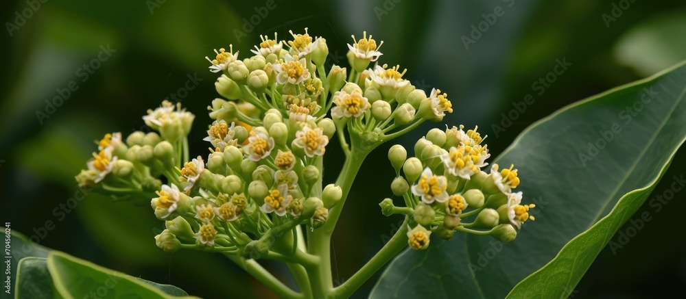 Sweetscent plants, Pluchea odorata, have many blooming and budding flower clusters. They grow in marshes across the Americas, named for their camphor-like smell.