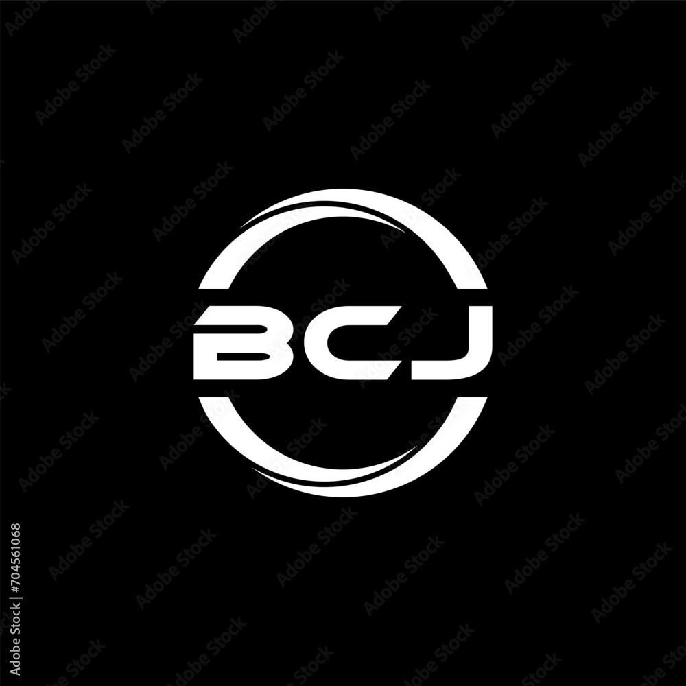 BCJ letter logo design with black background in illustrator, cube logo, vector logo, modern alphabet font overlap style. calligraphy designs for logo, Poster, Invitation, etc. BCJ letter logo design with black background in illustrator, cube logo, vector logo, modern alphabet font overlap style. calligraphy designs for logo, Poster, Invitation, etc.