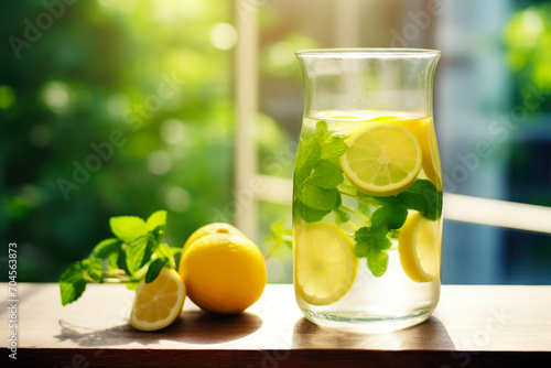 Energizing Hydration: Lemon Mint Infused Water Delight