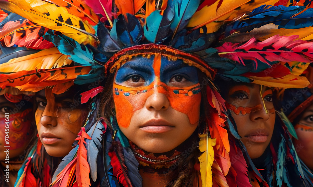 Obraz premium Cultural Diversity Ethnic Celebrations, Multicultural Society, Global Traditions, Unity in Diversity
