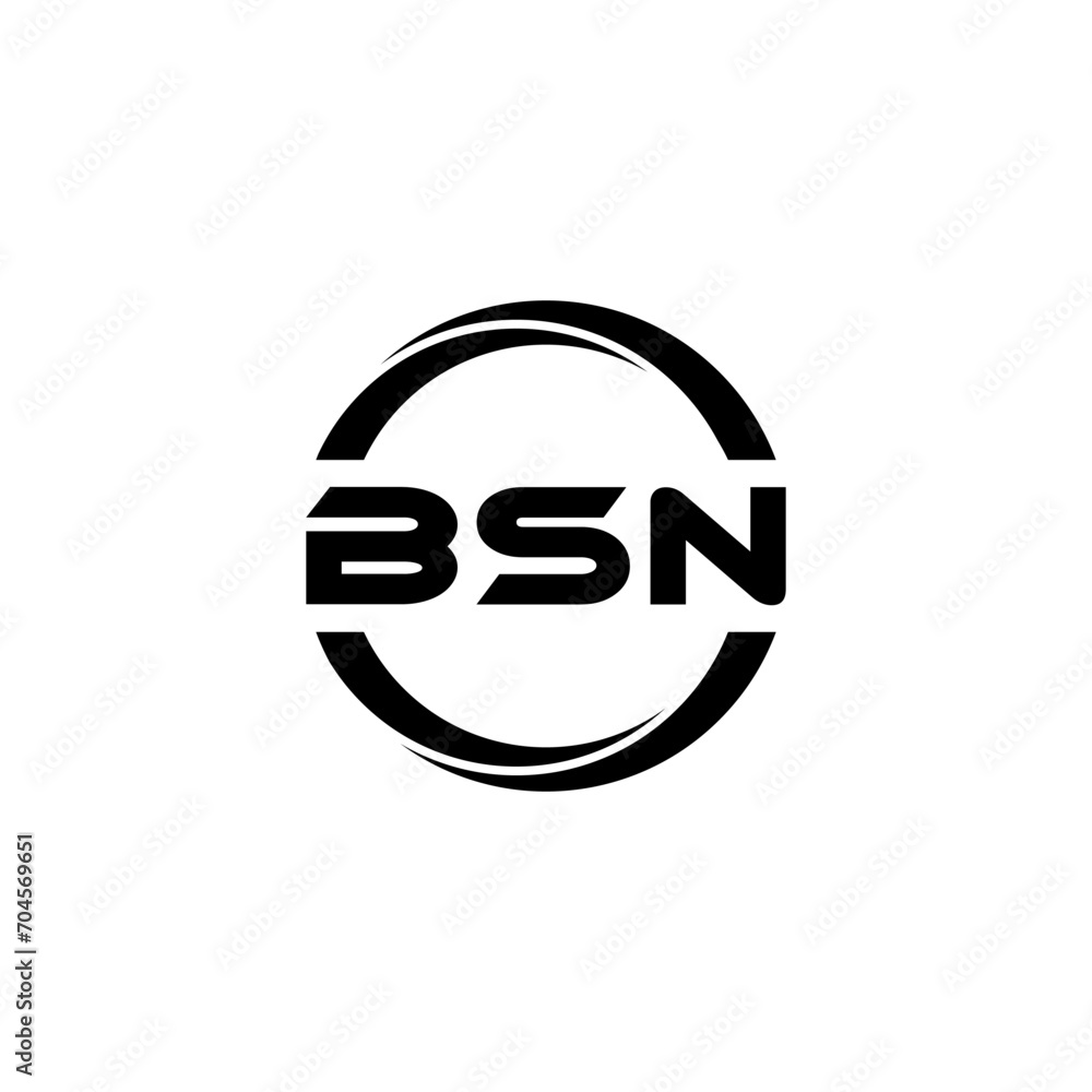 BSN letter logo design with white background in illustrator, cube logo, vector logo, modern alphabet font overlap style. calligraphy designs for logo, Poster, Invitation, etc. BSN letter logo design with white background in illustrator, cube logo, vector logo, modern alphabet font overlap style. calligraphy designs for logo, Poster, Invitation, etc.