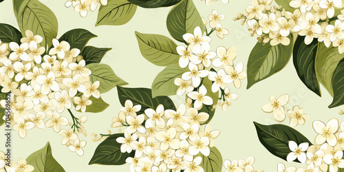 Elderflower background pattern