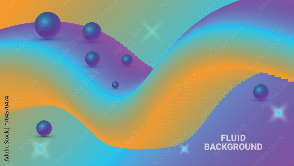 Abstract Fluid Background Design Template , Abstract gradient backgrounds