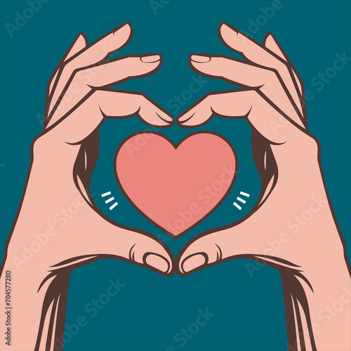 Hands Holding Heart
