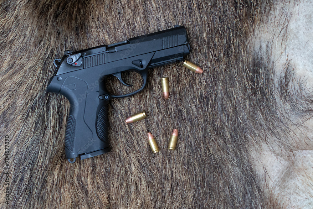 Fototapeta premium modern handgun