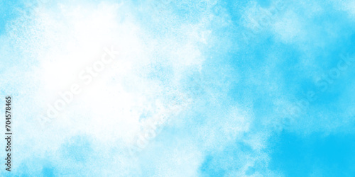 Sky blue Aquarelle paint paper textured canvas element, hand drawn watercolor illustration, painting soft blue textured on wet white paper, Light sky blue brush painted watercolor background.