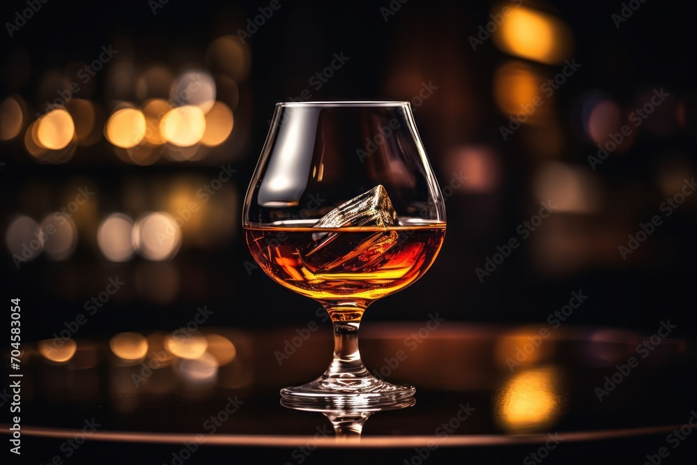 A premium drink combining whiskey, brandy and cognac in a luxurious atmosphere. A premium drink combining whiskey, brandy and cognac in a luxurious atmosphere.