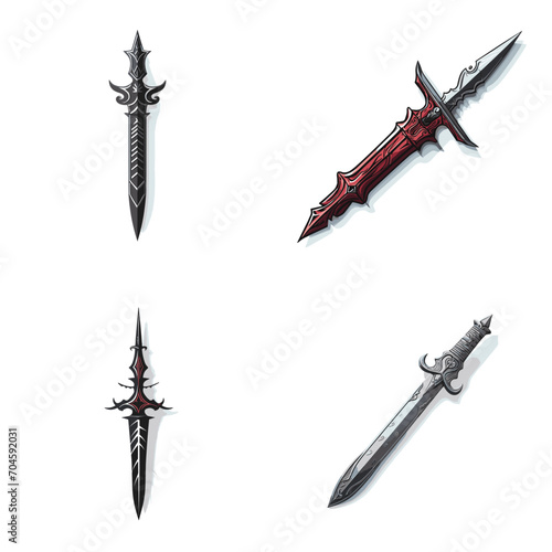 set of knife icons