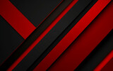 Dynamic Abstract in Red and Black
