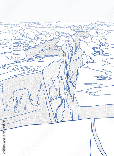 Blocs de glace