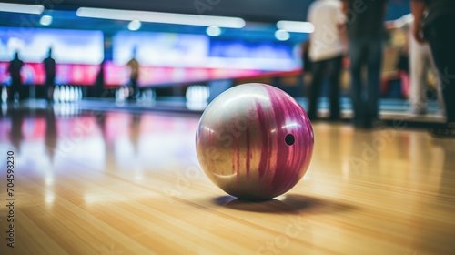 Bowling ball in the arena