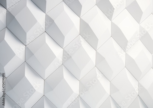 abstract geometric white background