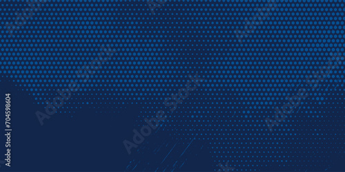 blue color pattern gradient grunge texture background. Dots pop art comics sport style vector illustration Abstract background dark blue with modern corporate concept dots grunge arts