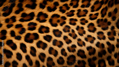 Jaguar Fur Pattern  AI Generative.