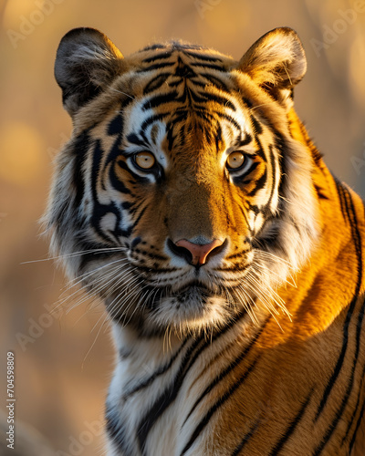 Close up view of a Tiger