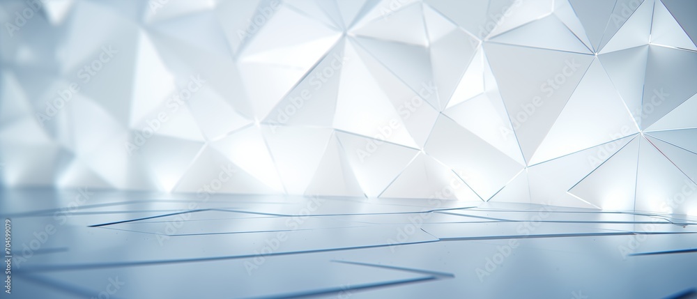 Obraz premium abstract geometric white background