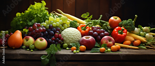 Fruits vegetables and herbs for healthy immune