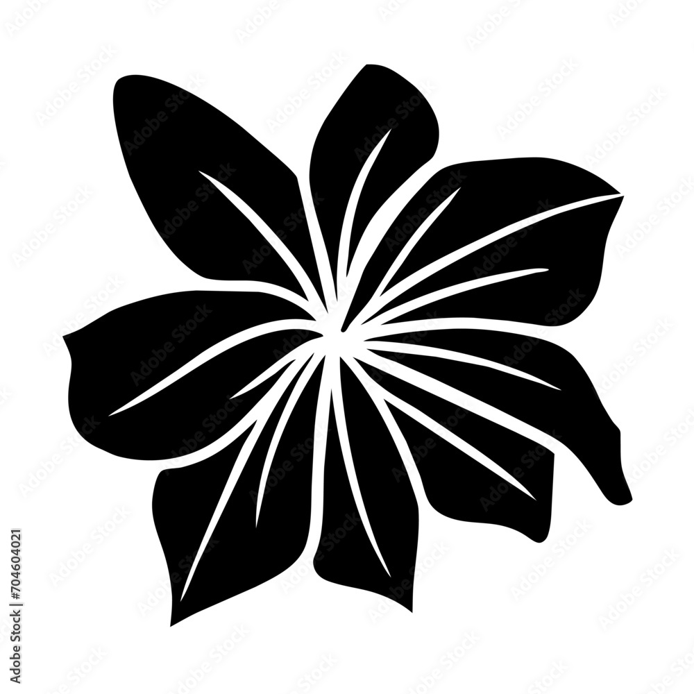 Hand drawn simple flower illustration Hand drawn simple flower illustration