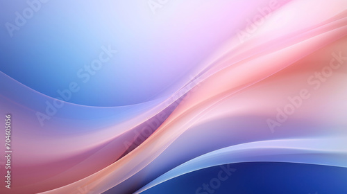 Beautiful swirling abstract light pink, light blue, gold background illustration