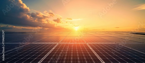 Generative AI powering sunlit solar panels.