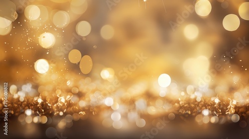 Abstract golden highlights on a bokeh background—a captivating image capturing the essence of luxury and elegance for stock visuals that radiate opulence!