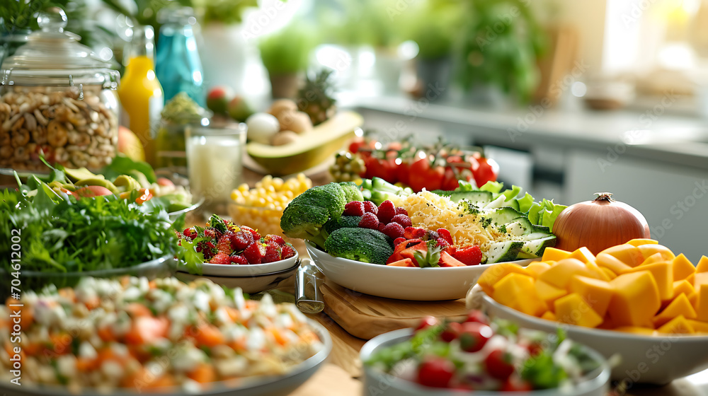 Fresh Feast: Vibrant Gluten-Free Spread for a Healthy Lifestyle