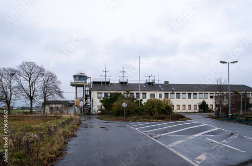 Alter verlassener Militärflughafen photo