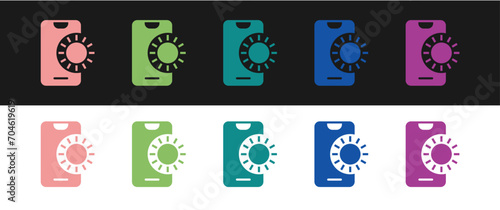 Set Online sports betting icon isolated on black and white background. Sport bet bookmaker. Betting online make money. Vector