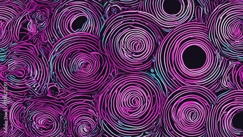 abstract background A doodle circle water texture pattern, showing the variation and the randomness of water. 
