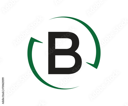 Free Download B lettering logo design, vector element - GFXLoad