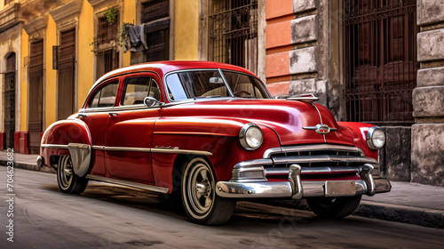 Vintage classic american car in Havana Cuba © Alizeh