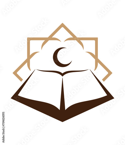 Quran Kareem logo vector, islamic logo vector, arabic photo