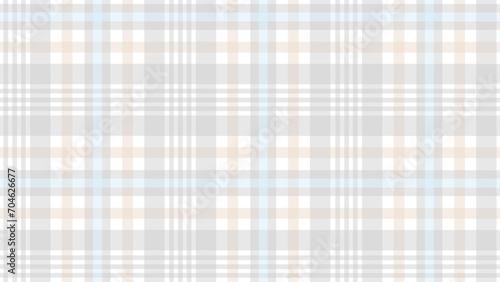 Grey and blue plaid fabric texture background 