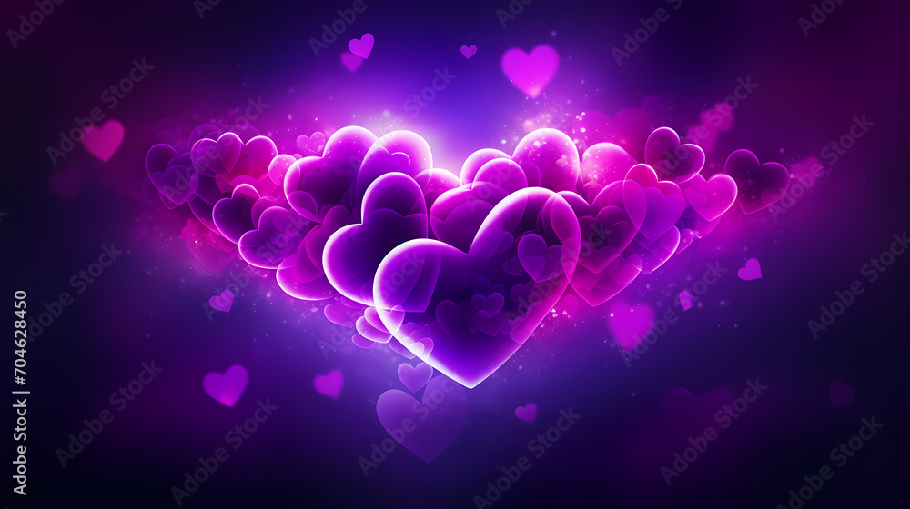 Valentine's Day hearts, Valentine's Day background, wedding background, blank copy space Valentine's Day hearts, Valentine's Day background, wedding background, blank copy space