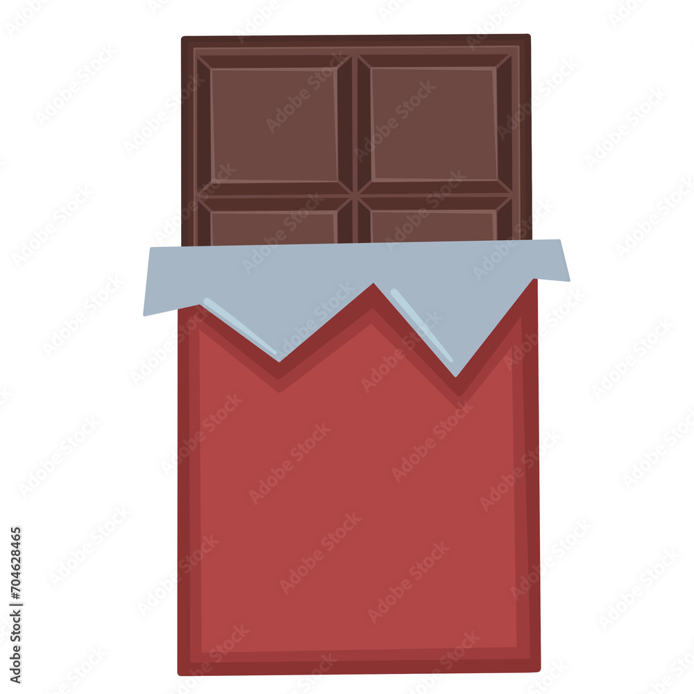 chocolate bar wrapped and opened chocolate bar wrapped and opened
