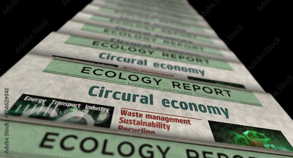 Circular economy newspaper printing media Circular economy newspaper printing media