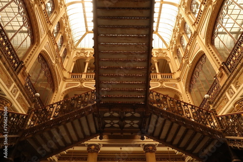 The amazing interior/stairway of the Palacio Postal/Museo Palacio Postal/Palacio de Correos/Correo Mayor/Post Office/Postal Palace/ Mexico City