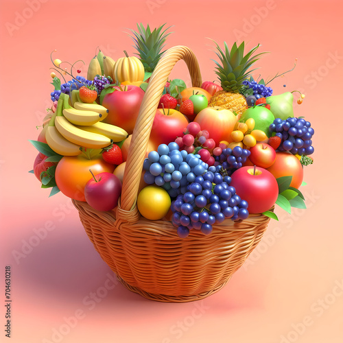 basket of fruits photo