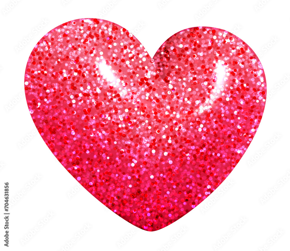 Single 3d pink jelly candy heart with glitters. Happy Valentine's day clip art for banner or letter template. Single 3d pink jelly candy heart with glitters. Happy Valentine's day clip art for banner or letter template.