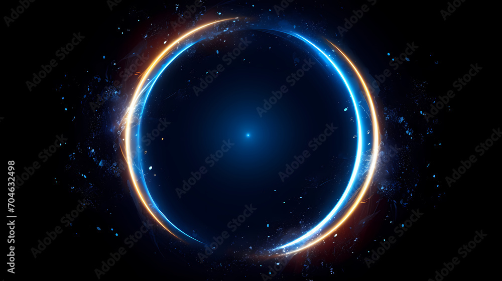 Fototapeta premium Technology abstract graphic poster web page PPT background, technology background