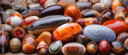  Natural Agate various types and color